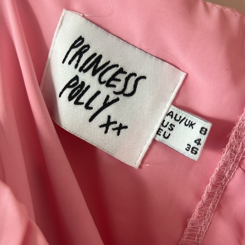 Princess Polly Pink Ruched Ruffled Mini Dress - Picture 7 of 10